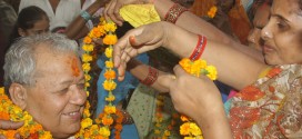 Warm welcome of Kalraj Ji in Deoria