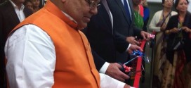 Mr Kalraj Mishra, minister of MSME, inaugurating Indian Pavilion at IGA Royal Show 2014, Perth