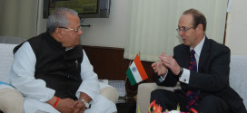 Sir James Baven visited Shri Kalraj Mishra