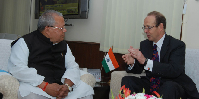 Sir James Baven visited Shri Kalraj Mishra