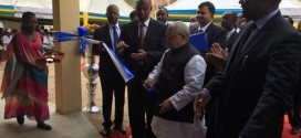Hon'ble Minister inaugurating Nyarutarama Vocational Training & Incubation Centre in Kigali setup by NSIC