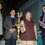 Kalraj Mishra lighting the lamp to inaugurate the Symposium on “Growth and Prospects of MSME Sector in Emerging Scenario”,.