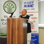 Addressing gathering of Black Business Council, South Africa at Gauteng Business Centre, Johannesburg.